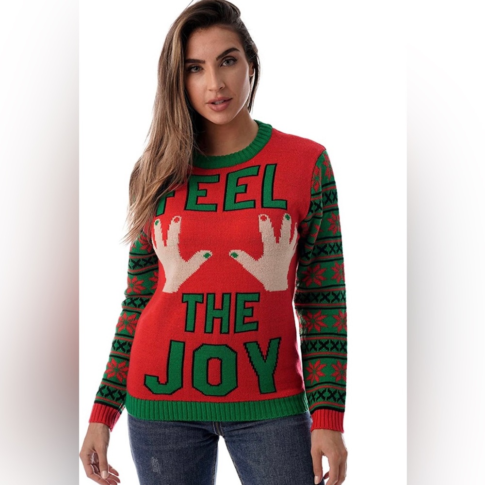 Women’s Feel The Joy Ugly Christmas Sweater